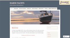 Desktop Screenshot of haberyachtsfrance.com